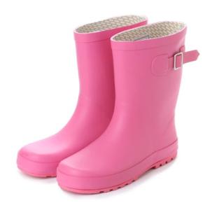 ケンケンパ KenKenPa ショート丈 レインブーツ （ピンク）