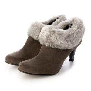 キビラ KiBERA ハイヒールファーブーティー （ブラウン）