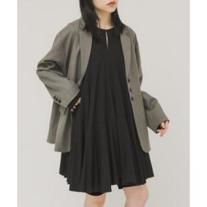 ケービーエフ KBF 2WAYボリュームヘムミニワンピース （ブラック）