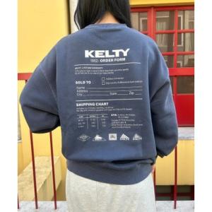ケルティ KELTY 【SETUP7限定別注】バックロゴ ピグメントスウェット （ネイビー）｜ブランド公式 LOCOMALL ロコモール