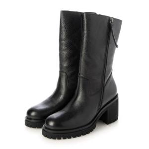 キスコ KISCO ミドル丈ブーツ （BLK）