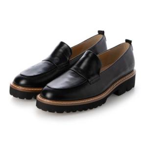 キスコ KISCO ボリュームソールローファー （ブラック）