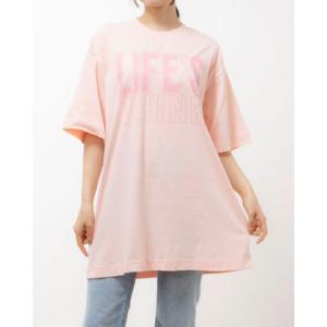 ロット LOTTO ライフス レディース エボ 半袖 プリントTシャツ （PINK-SALT/1OT）