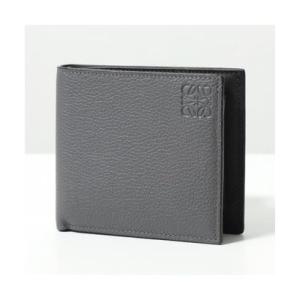ロエベ LOEWE LOEWE 二つ折り財布 C660501X01 （1110/ANTHRACITAグレー）