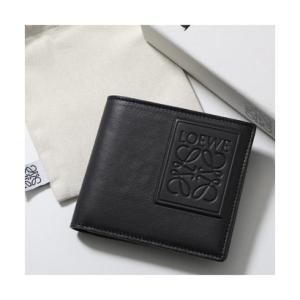 ロエベ LOEWE LOEWE 二つ折り財布 C565302X07 アナグラムロゴ （1100/BLACK/ブラック）