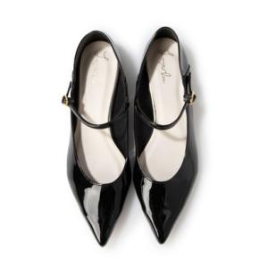 ラウナレア Launa lea メリージェーンストラップパンプス(0482) （ブラックE）