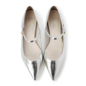 ラウナレア Launa lea メリージェーンストラップパンプス(0482) （シルバー）