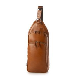 レザーラボラトリー Leather Laboratory オイルレザー 本革ボディバッグ ワンショルダーバッグ （L BROWN）