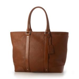 レザーラボラトリー Leather Laboratory 天然シボ レザー 本革トートバッグ 2way ショルダーバッグ （CAMEL）