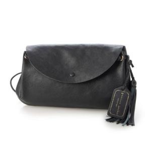 レザーラボラトリー Leather Laboratory 1枚革で作った本革のポシェット （DARK NAVY）