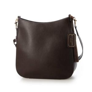 レザーラボラトリー Leather Laboratory 本革 レディース ショルダーバッグ 本革ストラップ （CHOCO）