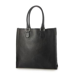 レザーラボラトリー Leather Laboratory 本革レディース 軽量トートバッグ （BLACK）