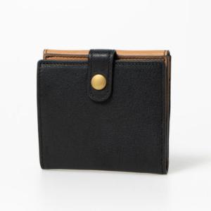レザーラボラトリー Leather Laboratory 本革2つ折り財布 リリアン （BLACK）