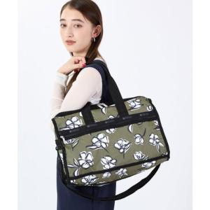 レスポートサック LeSportsac DELUXE MED WEEKENDER （オリーブフローラルシルエット）