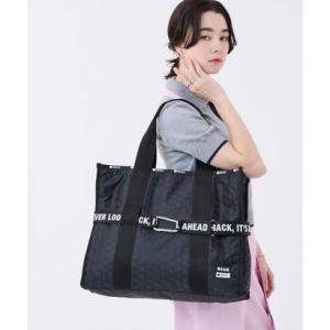 レスポートサック LeSportsac MSGM LG BOAT TOTE （ボートトートブラックジャカード）