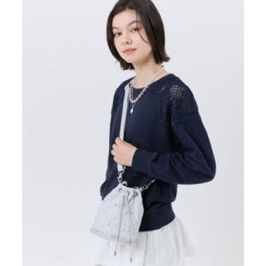レスポートサック LeSportsac DRAWST BUCKET W PEARLS （ミストグレーパール）