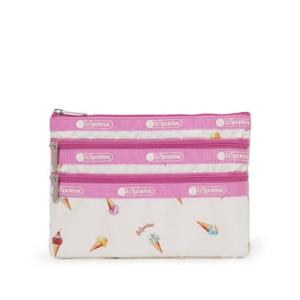 LeSportsac（レスポートサック） ポーチ 3ZIP COSMETIC スウィート