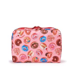 レスポートサック LeSportsac EXTRA LARGE RECTANGULAR COSMETIC （シュガーラッシュドーナツ）