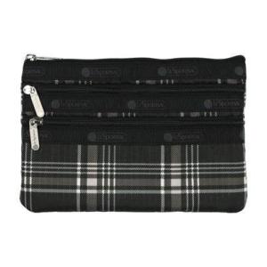 レスポートサック LeSportsac 3ZIP COSMETIC （パール プレイド）