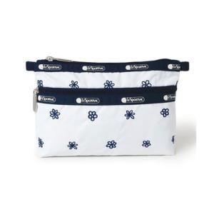 レスポートサック LeSportsac COSMETIC CLUTCH （デイジーエンブロイダリー）｜locondo-shopping