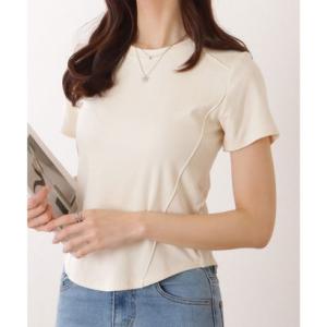 レースレディース Lace Ladies ラウンドネック パイピング コンパクト 半袖 Tシャツ （...