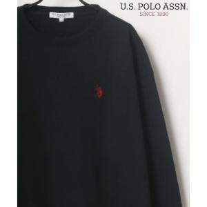 U.S. POLO ASSN./ユーエスポロアッスン USPA ビッグシルエット ワンポイント刺繍 スウェット トレーナー レディース メンズ ユニセ
