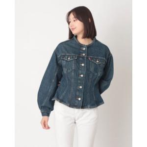リーバイス LEVI'S SCULPTED トラッカージャケット ダークインディゴ （Dark Indigo - Worn In）