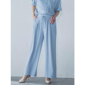 ロートレアモン LAUTREAMONT キレイ×リラックス アムンゼンワイドパンツ≪洗濯機で洗える≫...