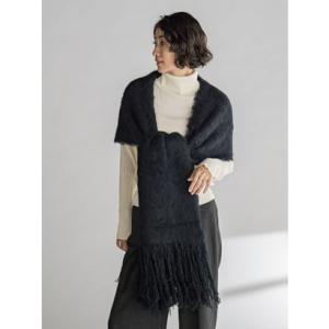 ラ エフ la.f… ビッグマフラー （ブラック）