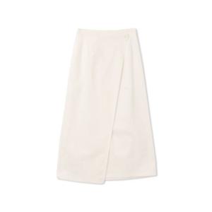 ラ エフ la.f… 【一部店舗・WEB限定アイテム】デニムカバースカート≪手洗い可能≫ （オフホワイト）