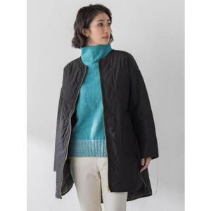 ラ エフ la.f… 【WEB限定】リバーシブルファーキルトコート （ブラック）