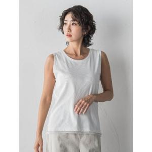 ラ エフ la.f… ラメテレコタンクトップ （ホワイト）