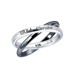 ララクリスティー LARA Christie ララクリスティー リング 指輪 メンズ シルバー ロンド [ BLACK Label ]  （シルバー2