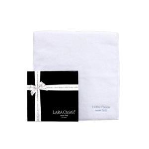 ララクリスティー LARA Christie ララクリスティー 今治 ハンドタオル コットン snow field lh92ー0001  （ホワイト）