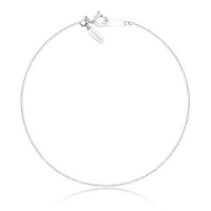 ララクリスティー LARA Christie チェーン ブレスレット Pt850 プラチナ ベネチアン 幅 0.8mm 約 0.8g 長さ 18cm