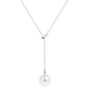 ララクリスティー LARA Christie ネックレス レディース 18金 あこや真珠 7?7.5mm ロングネックレス Y字 プラチナ パール 一