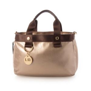 ラ バガジェリー LA BAGAGERIE 【コットン×ポリウレタン】シャイニーミニマムトート （ベージュ）