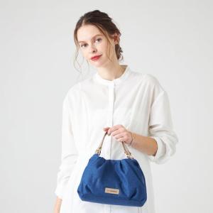 ラ バガジェリー LA BAGAGERIE ナチュラルタックトート mini （ネイビー）