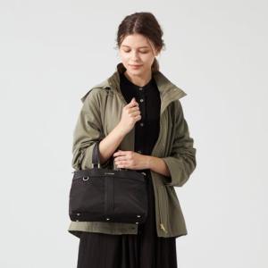 ラ バガジェリー LA BAGAGERIE コンビ2WAYトートバッグ SMALL （ブラック）