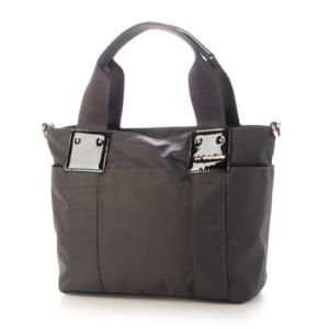 ラ バガジェリー LA BAGAGERIE 2WAYナイロンミニトート （ダークグレー）