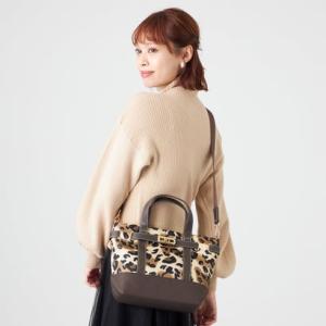 ラ バガジェリー LA BAGAGERIE ベルテッド2WAYミニトート （レオパード）