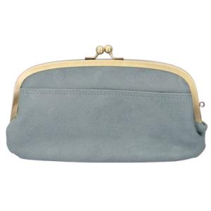 ラフィール LAFIEL ラフィール がま口 長財布 ドット （ブルー）