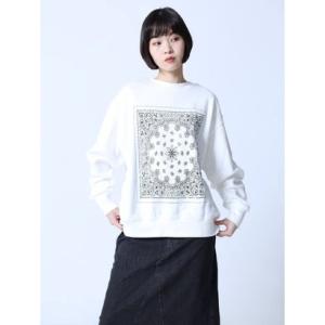 ラシュッド LASUD 2WAYぺイズリープリントカーディガン （ホワイト）