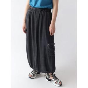 ラシュッド LASUD オーバーダイドロストスカート （ライトグレー）