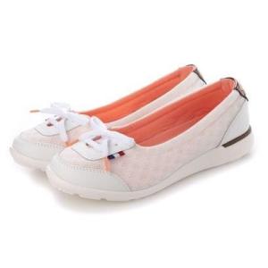 ルコックスポルティフ le coq sportif レースメッシュパンプススニーカー（イエナ V MS/  IENA V MS） （ホワイトコンビ）