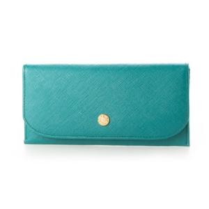 ル プレリーギンザ le prairies GINZA ビジュー コンパクト長財布 （グリーン）