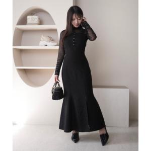 LIP SERVICE（リップサービス） シャツドッキングプリーツワンピース