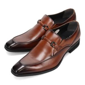 ルーテシア LUTECIA ロングノーズ  スリッポン・ビジネスシューズ  LU7810 （ブラウン）