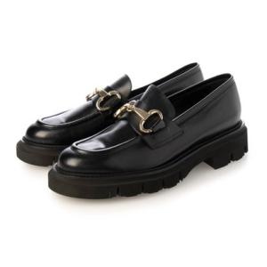 ルカ グロッシ Luca Grossi タンクソールビットローファー （ブラック）