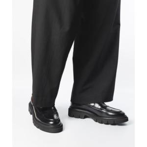 ルカ グロッシ Luca Grossi コインローファー （ブラックスムース）